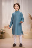 Classic Firozi Kurta Pajama Set For Boys