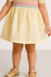 Cream Cotton Dress For Girls