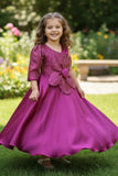 Rani Floral Embellished Party Gown For Girls