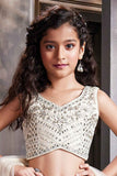Ivory Embellished Lehenga Choli Set with Dupatta