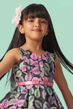 Trendy Multicolor Printed Summer Frock For Girls - Lagorii Kids