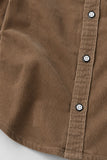 Boys Beige Full Sleeve Casual Shirt