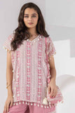 Girls Dusty Pink Embroidered Palazzo Set