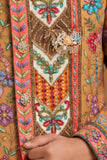 Multicolor Sequin Embroidered Sherwani Set With Pants For Boys