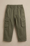 Boys Muted Green Cargo Pant