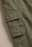 Boys Muted Green Cargo Pant