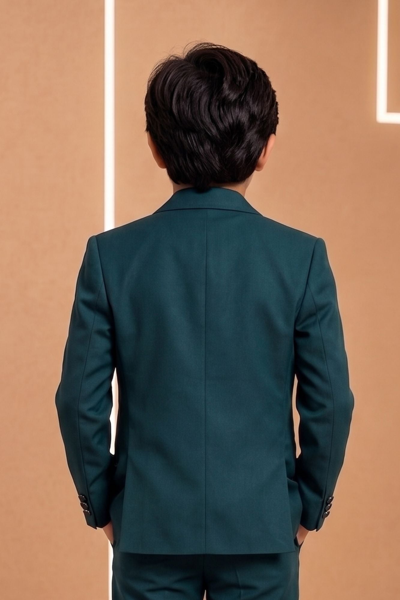 Green Embroidered Party Wear Blazer with Tshirt