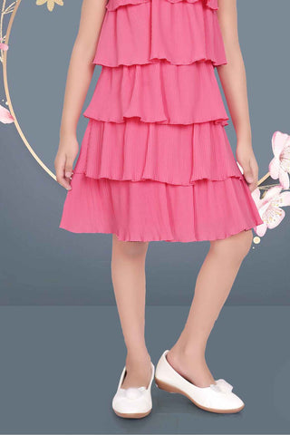 Monochrome Chic Girls' Palazzo Set: Blue, White & Black.