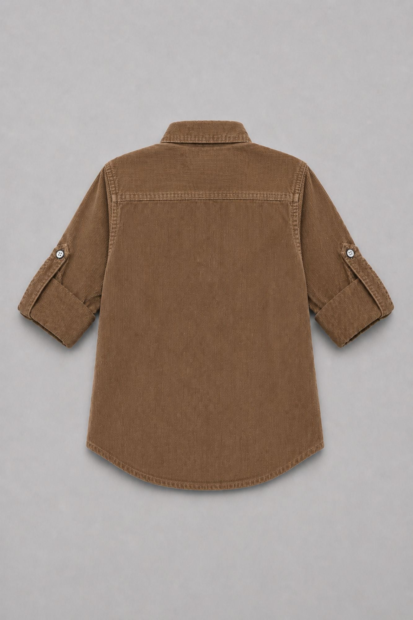 Boys Beige Full Sleeve Casual Shirt