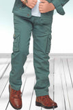 White Printed T Shirt With Green Jacket And Pant For Boys