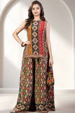 Multicolour Traditional Printed Palazzo Set for Girls