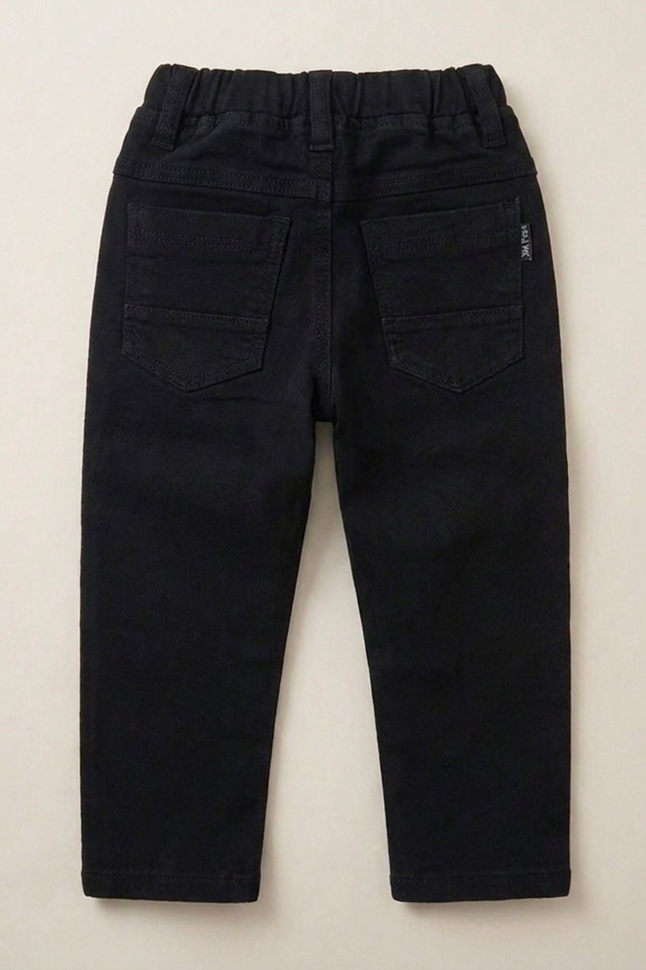 Classic Black Solid Casual Pant
