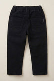 Classic Black Solid Casual Pant
