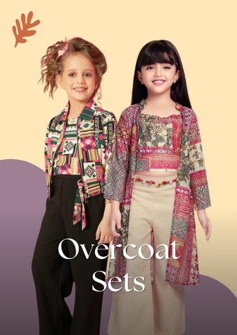 Rainbow Elegance: Kids' Multicolour Gown with Single Sleeve.