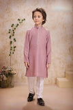 Classic Onion Pink Kurta Pajama Set For Boys