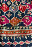 Blue With Multicolor Printed Ethnic Lehenga Choli For Girls