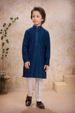 Classic Blue Kurta Pajama Set For Boys