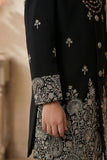 Boys Black Embroidered Sherwani Set
