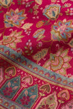 Rani Pink Delicate Floral Embroidered Patiala Set with Dupatta
