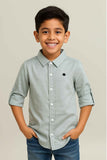 Mint Green Casual Shirt For Boys