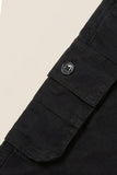 Boys Black Cargo Pant