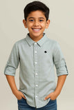 Mint Green Casual Shirt For Boys