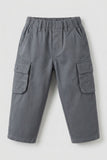 Boys Grey Cargo Pant