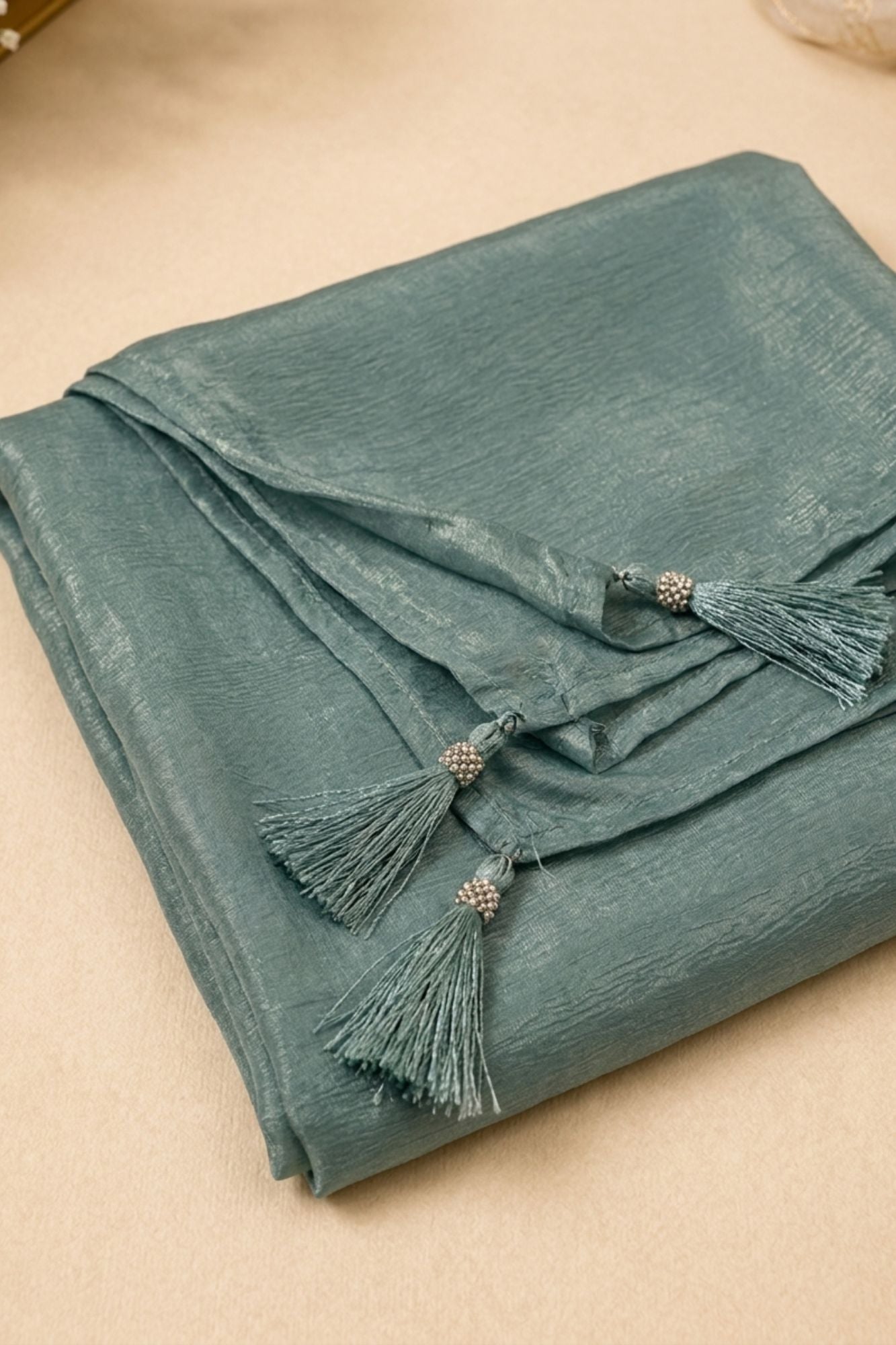 Sage Green  Delicate Floral Embroidered Patiala Set With Dupatta