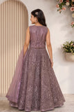 Elegant Pink Embellished Lehenga Choli Set for Girls
