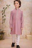 Classic Onion Pink Kurta Pajama Set For Boys