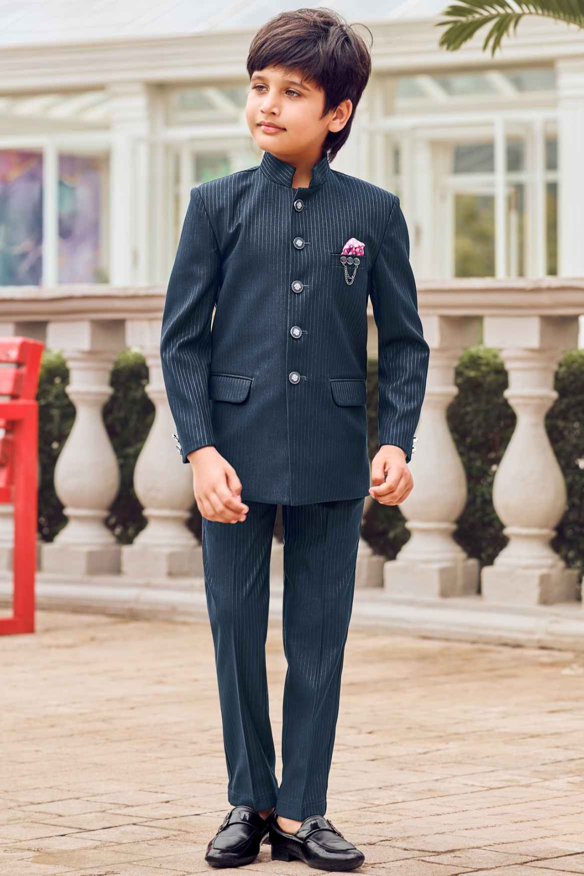 Wedding Ring Boy Suits South Africa Classic Navy Blue Jodhpuri