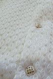White Sequins Embroidered Kurta And Dhoti Set For Boys