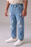 Light Blue Ripped Denim Jeans