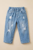 Light Blue Ripped Denim Jeans
