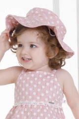 Pink Printed Cotton Casual Wear Frock For Girls