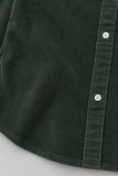 Boys Dark Green Full Sleeve Casual Shirt