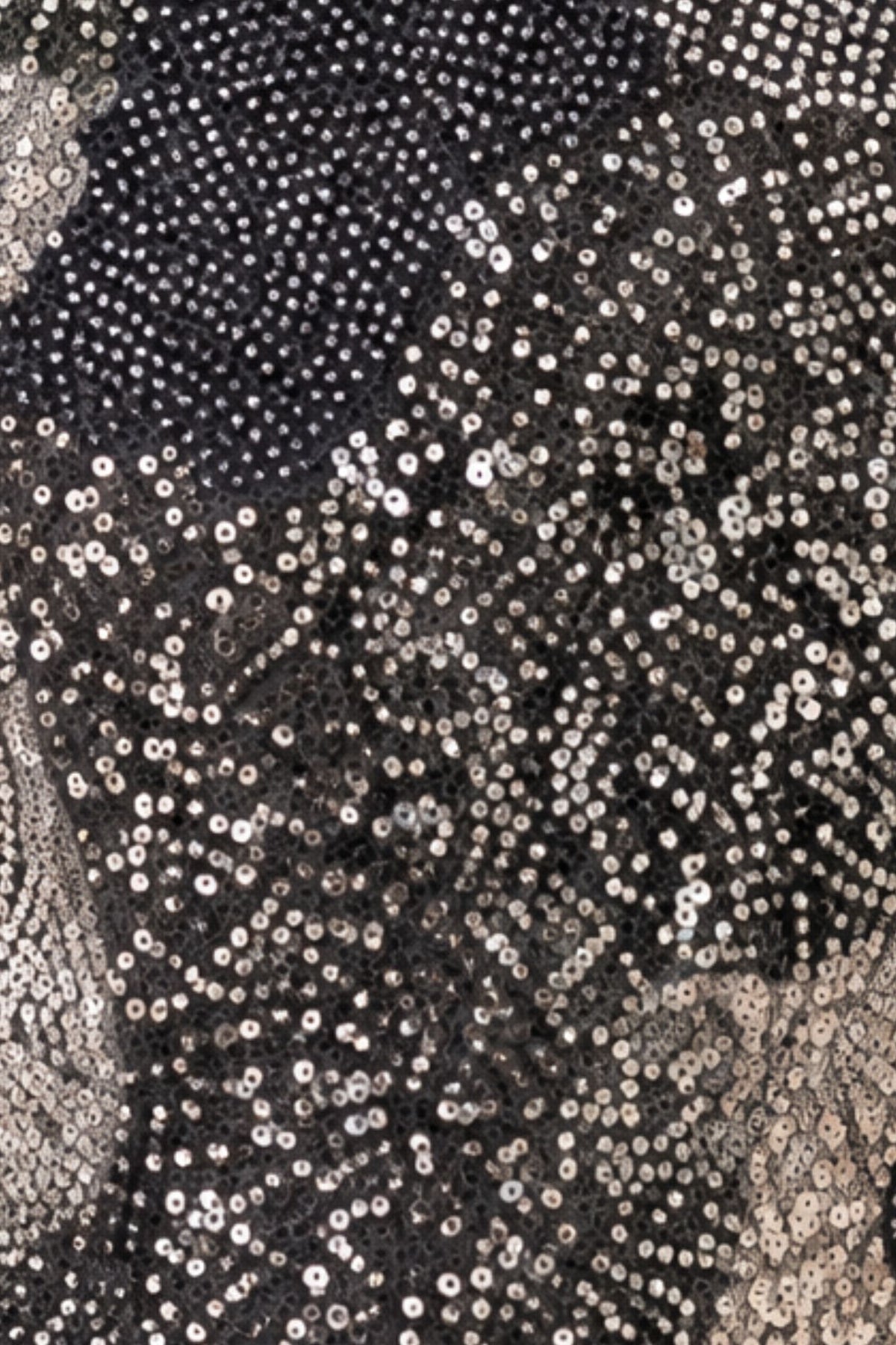 Grey Sequin Embellished Lehenga Set For Girls