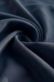 Boys Navy Blue Solid Casual Shirt with Classic Collar