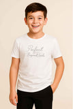 Black Embellished Blazer With T-shirt For Boys