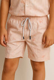 Peach Tie-Dye Co-Ord Set For Boys