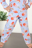 Blue Printed Co Ords Night Suits For Boys