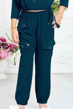 Teal Blue Western Co Ord For Girls