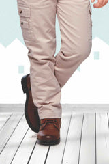 Onion Pink Overcoat With White Shirt And Pant Set For Boys