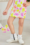 Multicolor Sequins Work Party Wear Mini Dress With Sling Bag For Girls