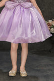 Lavender Sparkle Embellished Party Frock For Girls