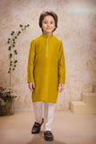 Classic Mustard Kurta Pajama Set For Boys