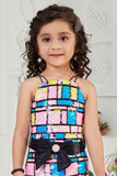 Pink Sequin Work Party Wear Dress For Girls