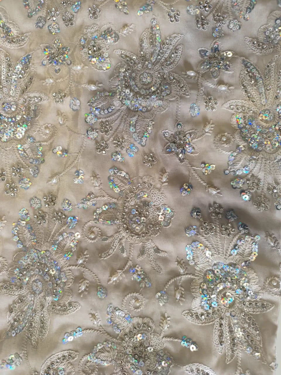 Fawn Embroidered Kurti Sharara Set With Dupatta for Girls