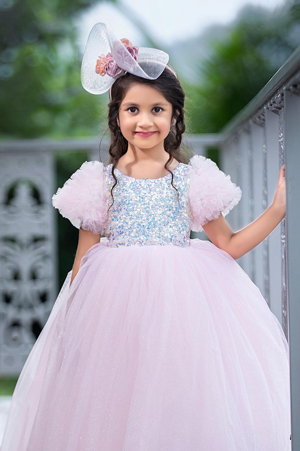 Penkiiy Toddler Girls Net Yarn Embroidery Flowers Mesh Bowknot Birthday  Party Gown Long Dresses Baby Girl Dresses for Photoshoot 13-14Years Pink  2023 Summer Deal - Walmart.com