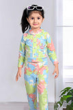 Colourful splash hoddie with pants for girls - Lagorii Kids